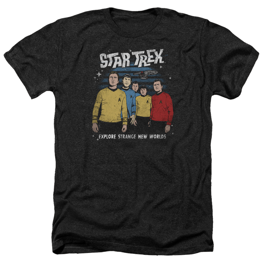 Star Trek Stange New World Men's Heather T-Shirt Men's Heather T-Shirt Star Trek