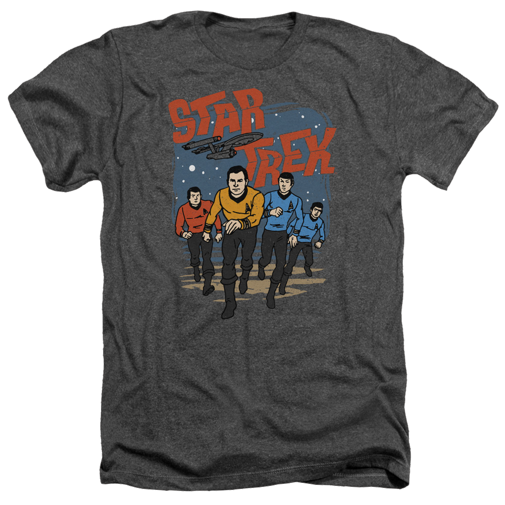 Star Trek Run Forward Men's Heather T-Shirt Men's Heather T-Shirt Star Trek