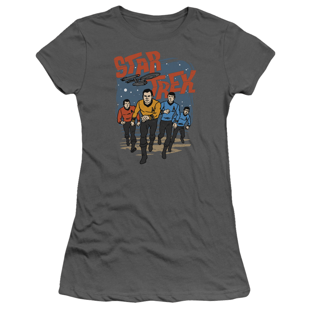 Star Trek Run Forward Juniors T-Shirt Juniors T-Shirt Star Trek