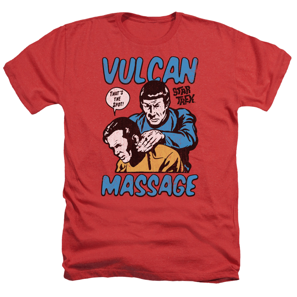 Star Trek Massage Men's Heather T-Shirt Men's Heather T-Shirt Star Trek