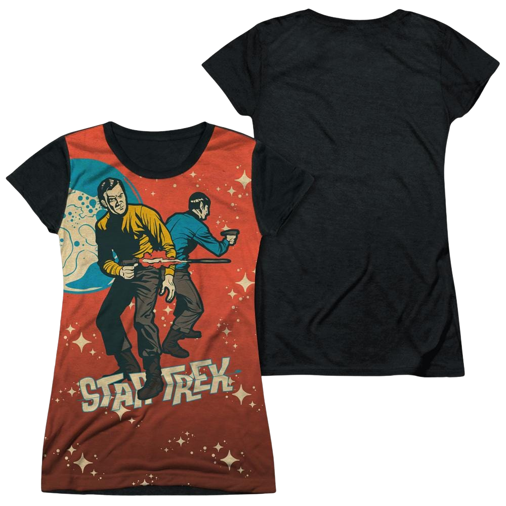 Star Trek Teamwork Juniors Black Back T-Shirt Juniors Black Back T-Shirt Star Trek