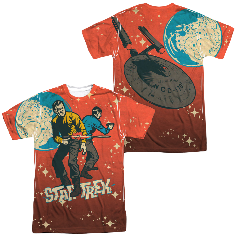Star Trek Teamwork Men's All Over Print T-Shirt Men's All-Over Print T-Shirt Star Trek