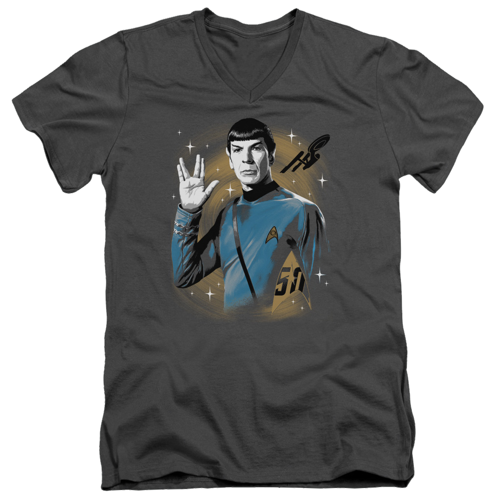 Star Trek Space Prosper Men's V-Neck T-Shirt Men's V-Neck T-Shirt Star Trek