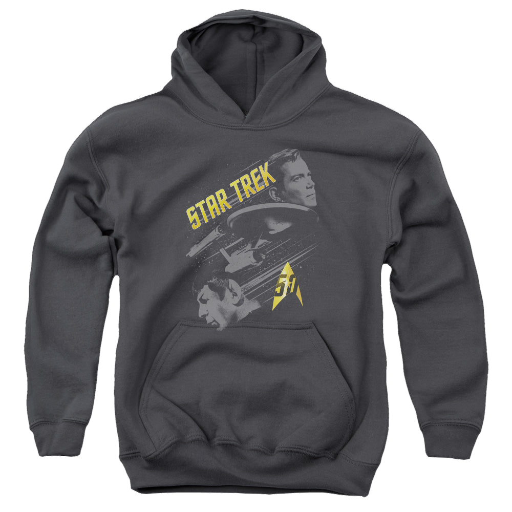 Star Trek The Original Series 50 Year Frontier - Youth Hoodie Youth Hoodie (Ages 8-12) Star Trek