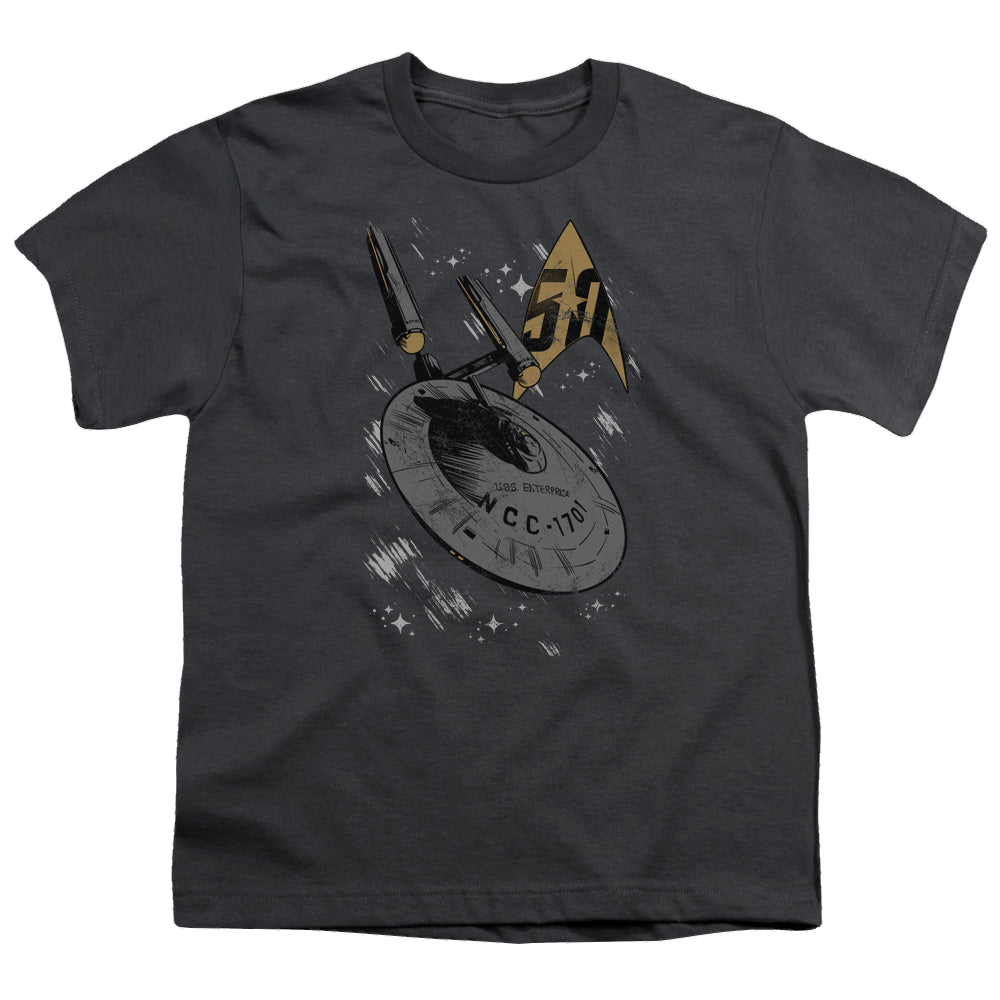 Star Trek The Original Series Enterprise Dash - Youth T-Shirt Youth T-Shirt (Ages 8-12) Star Trek