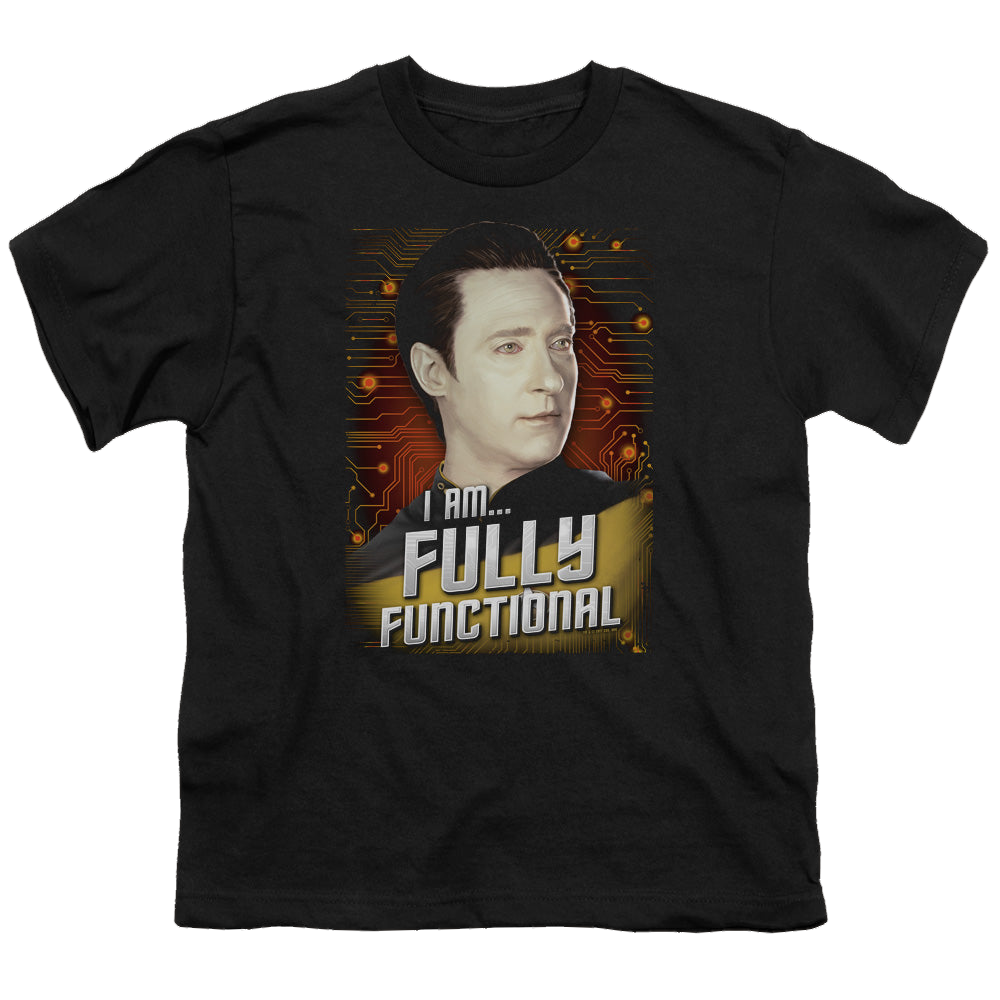 Star Trek The Next Generation Fully Functional - Youth T-Shirt Youth T-Shirt (Ages 8-12) Star Trek