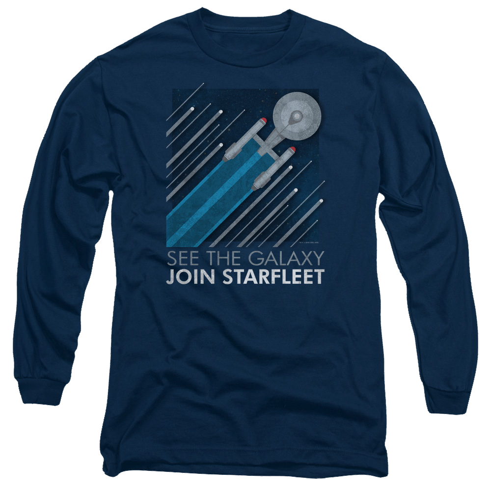 Star Trek Starfleet Recruitment Poster Men's Long Sleeve T-Shirt Men's Long Sleeve T-Shirt Star Trek