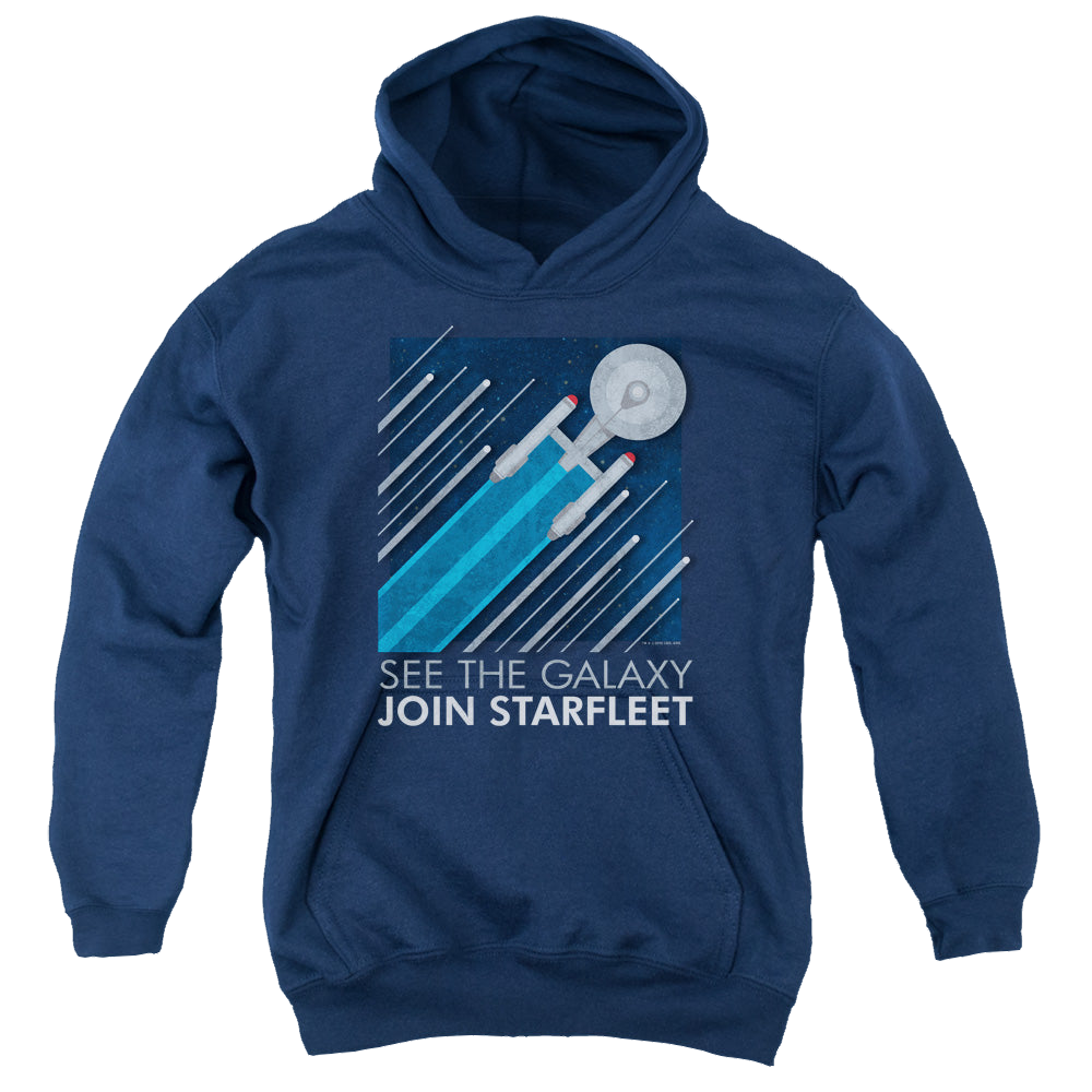 Star Trek The Original Series Starfleet Recruitment Poster - Youth Hoodie Youth Hoodie (Ages 8-12) Star Trek