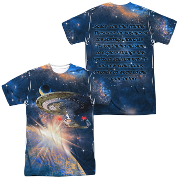 Star Trek Next Generation Enterprise Men's All Over Print T-Shirt Men's All-Over Print T-Shirt Star Trek
