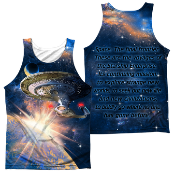 Star Trek Next Generation Enterprise men's all-over print tank