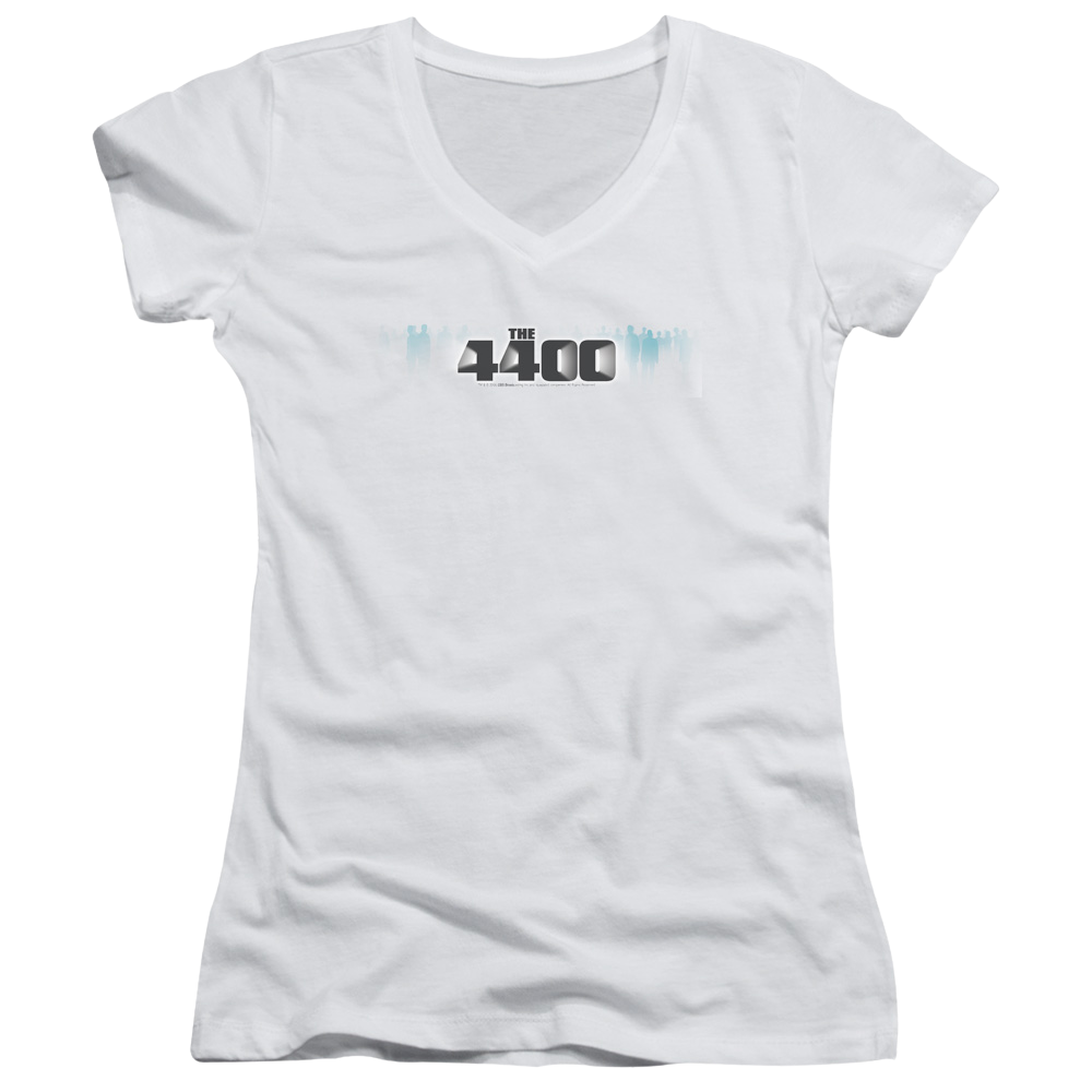 4400, The The 4400 Logo - Juniors V-Neck T-Shirt Juniors V-Neck T-Shirt 4400