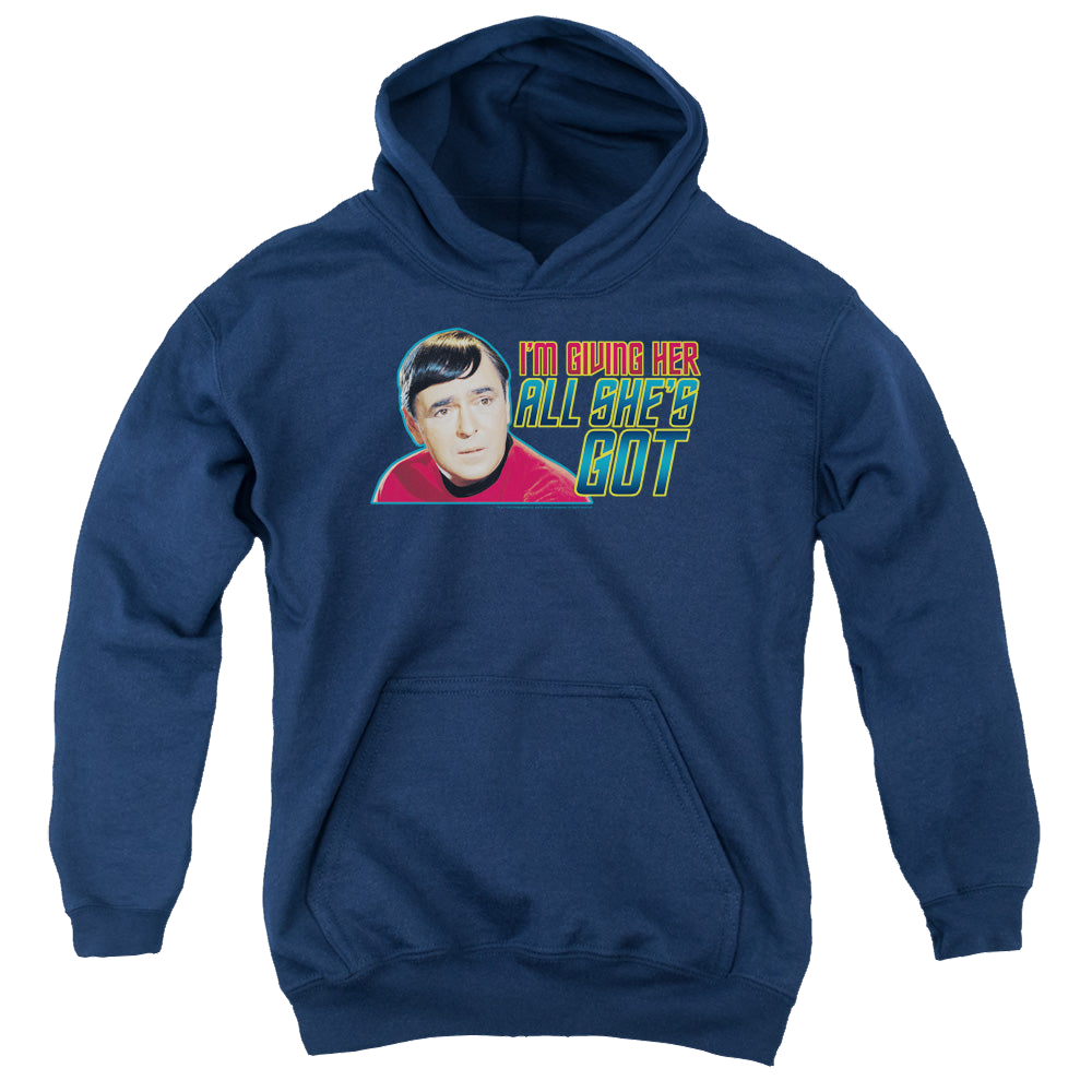Star Trek The Original Series All Shes Got - Youth Hoodie Youth Hoodie (Ages 8-12) Star Trek