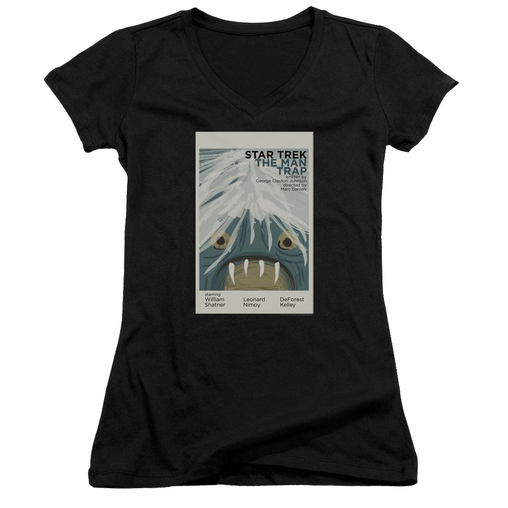 Star Trek Tos Episode 1 Juniors V-Neck T-Shirt Juniors V-Neck T-Shirt Star Trek