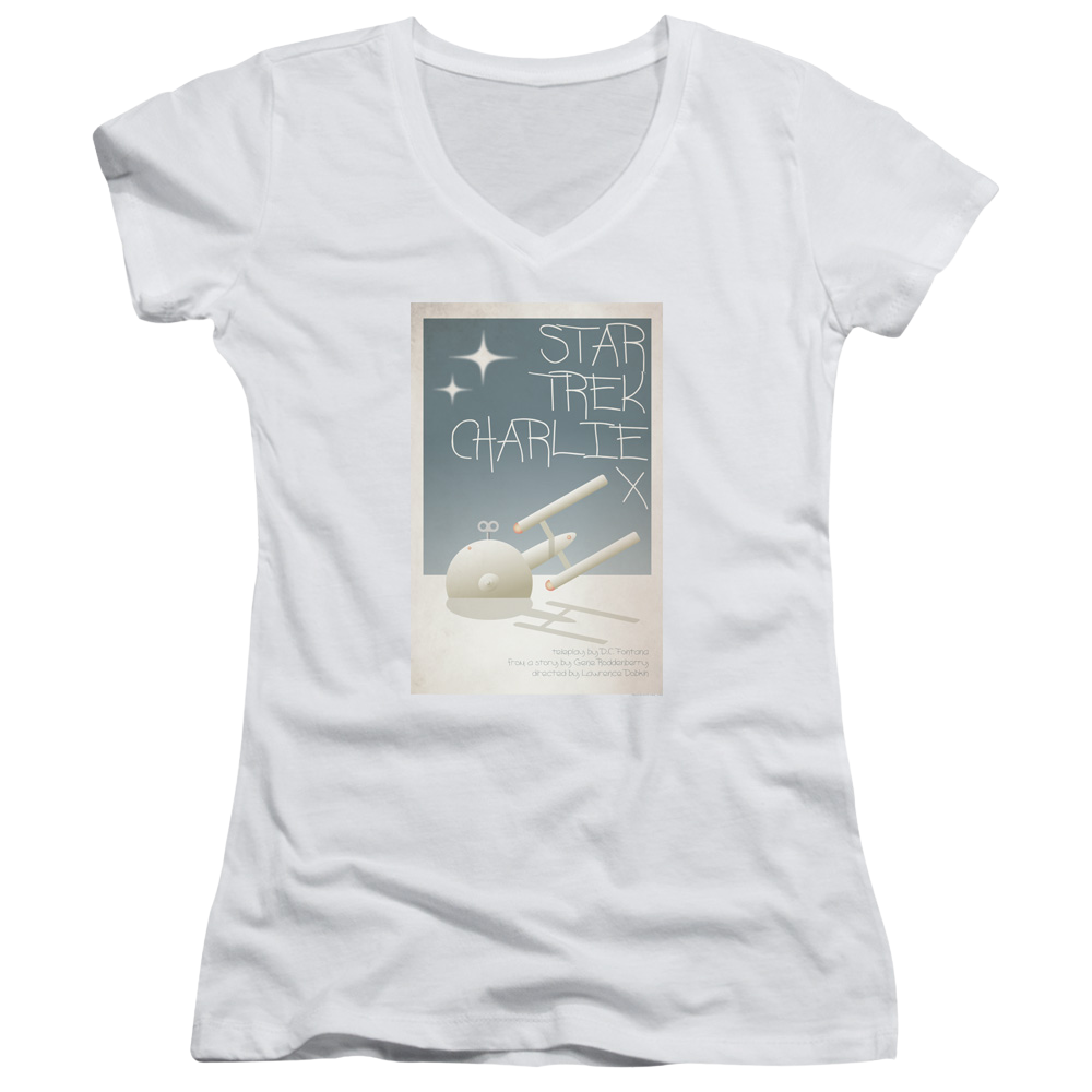Star Trek Tos Episode 2 Juniors V-Neck T-Shirt Juniors V-Neck T-Shirt Star Trek