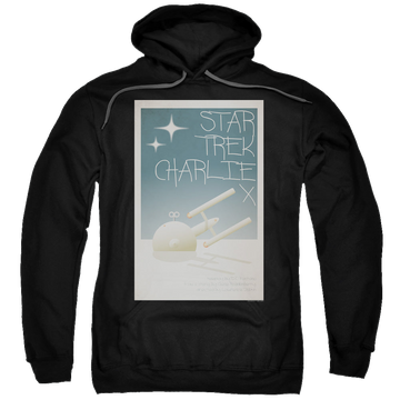 Black pullover hoodie with Star Trek The Original Series Tos Episode 2 graphic