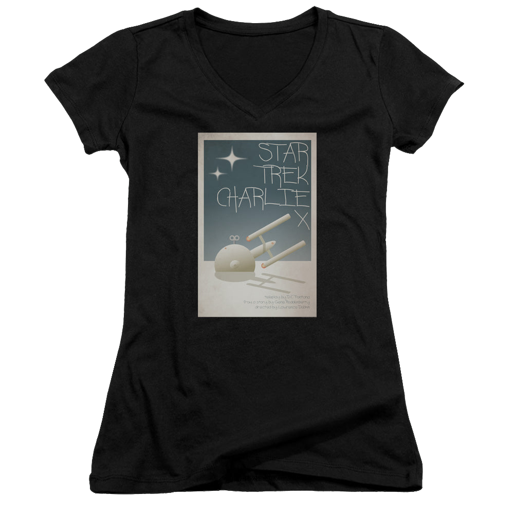 Star Trek The Original Series Tos Episode 2 - Juniors V-Neck T-Shirt Juniors V-Neck T-Shirt Star Trek