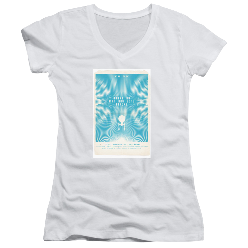 Star Trek The Original Series Tos Episode 3 - Juniors V-Neck T-Shirt Juniors V-Neck T-Shirt Star Trek