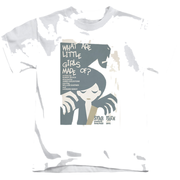 White kid's t-shirt for ages 4 to 7 with Star Trek The Original Series Tos Episode 7 graphic