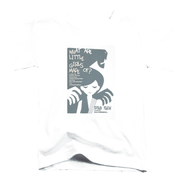 Black toddler t-shirt with Star Trek Tos Episode 7 graphic
