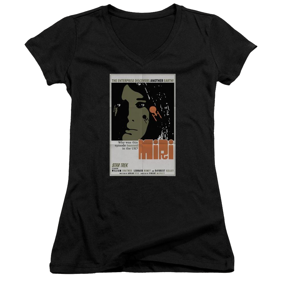 Star Trek The Original Series Tos Episode 8 - Juniors V-Neck T-Shirt Juniors V-Neck T-Shirt Star Trek