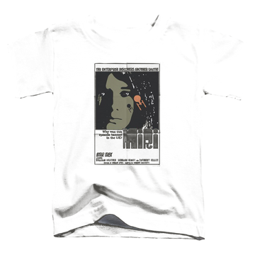 Black toddler t-shirt with Star Trek Tos Episode 8 graphic