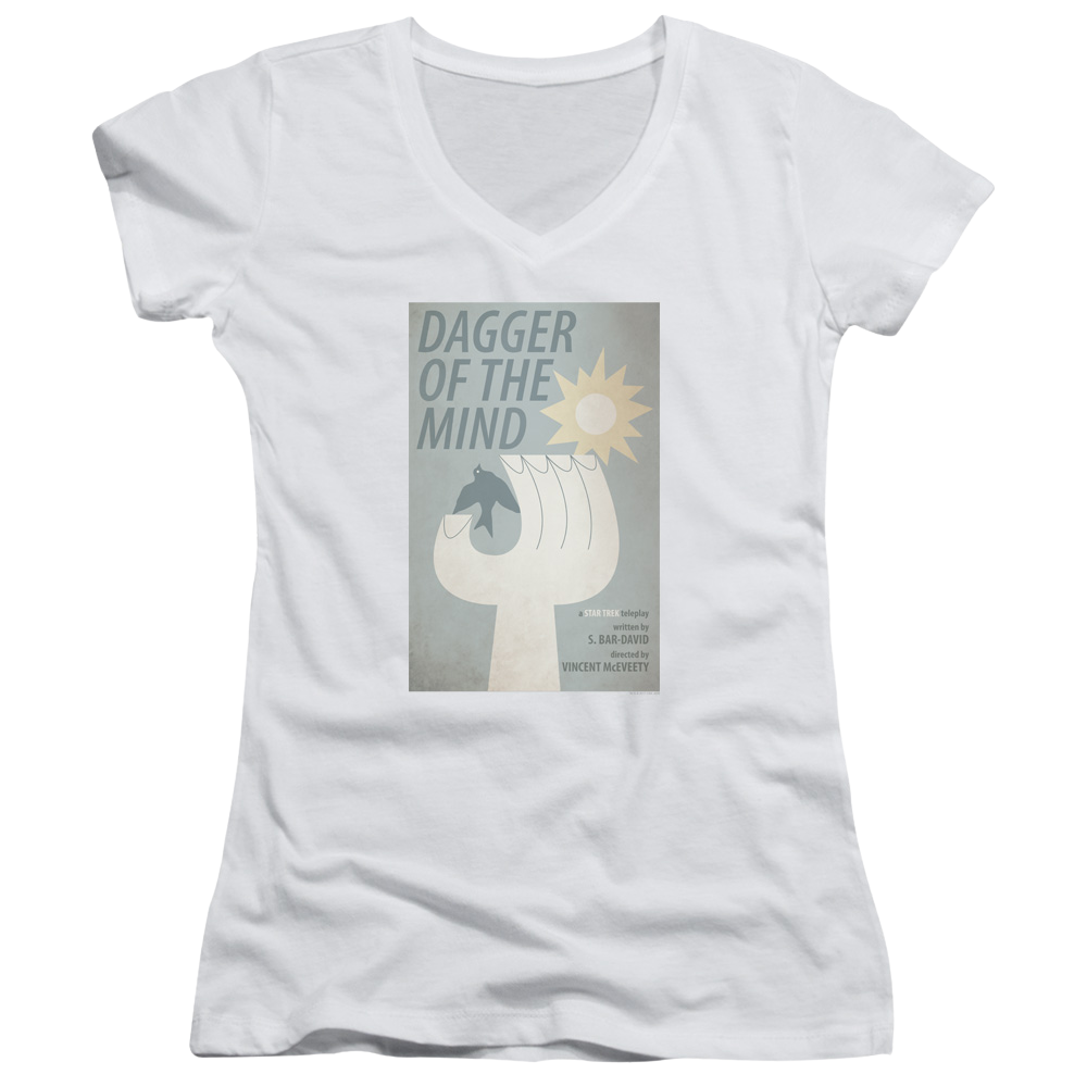 Star Trek Tos Episode 9 Juniors V-Neck T-Shirt Juniors V-Neck T-Shirt Star Trek