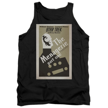 Black men's tank with Star Trek Tos Episode 11 graphic