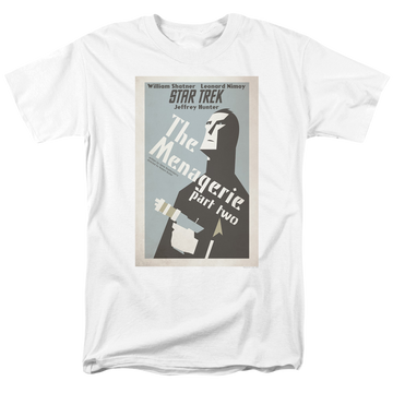 White men's regular fit t-shirt with Star Trek The Original Series Tos Episode 12 graphic