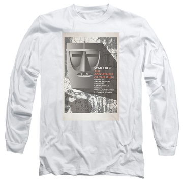White men's long sleeve t-shirt with Star Trek The Original Series Tos Episode 13 graphic