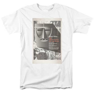 White men's regular fit t-shirt with Star Trek The Original Series Tos Episode 13 graphic