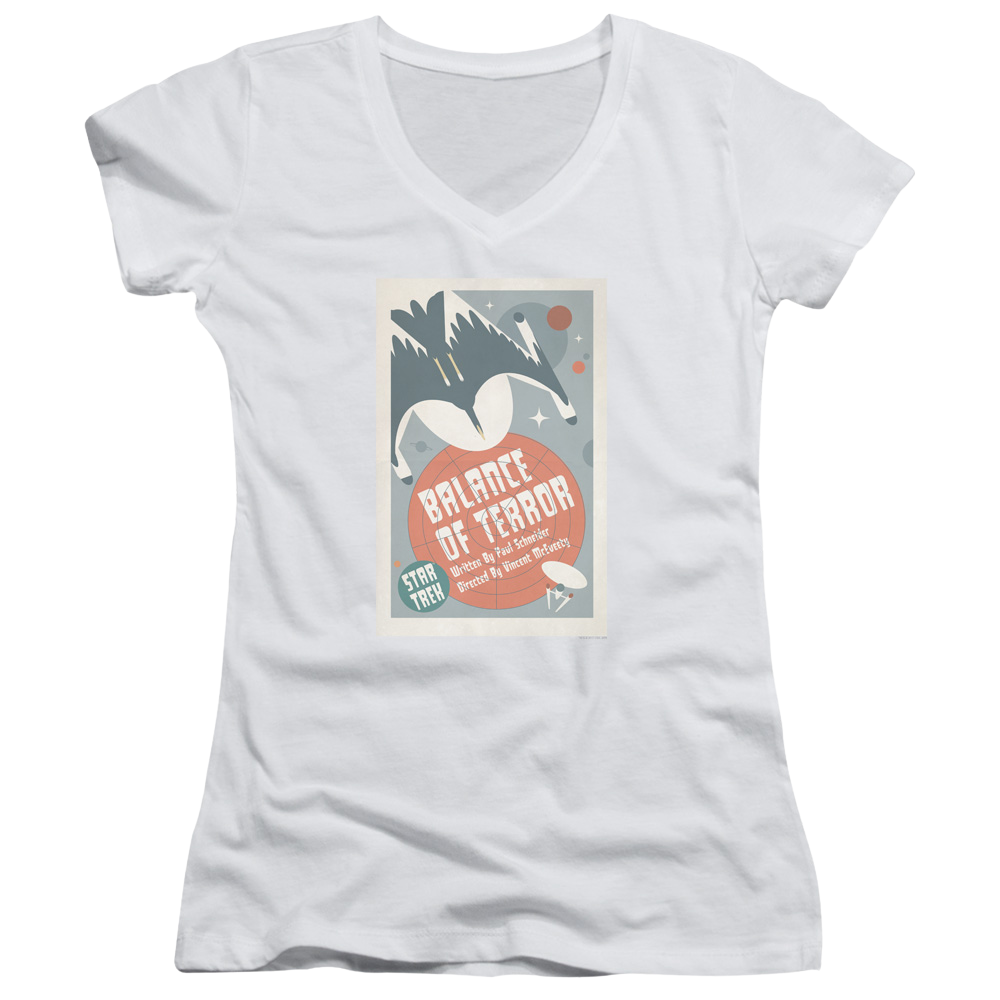 Star Trek The Original Series Tos Episode 14 - Juniors V-Neck T-Shirt Juniors V-Neck T-Shirt Star Trek
