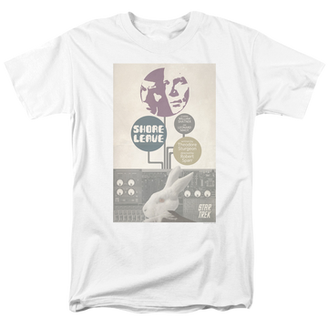 White men's regular fit t-shirt with Star Trek The Original Series Tos Episode 15 graphic