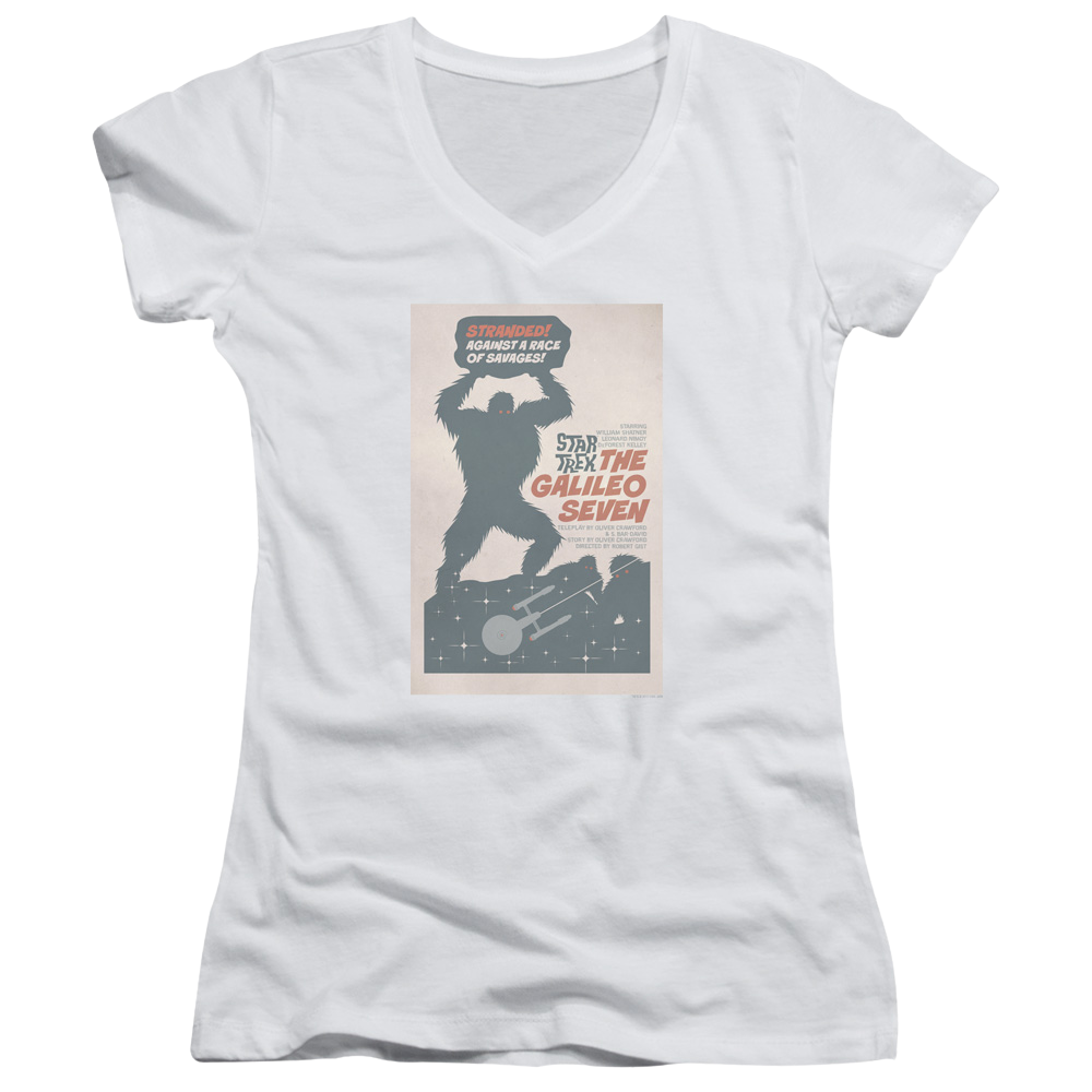 Star Trek Tos Episode 16 Juniors V-Neck T-Shirt Juniors V-Neck T-Shirt Star Trek
