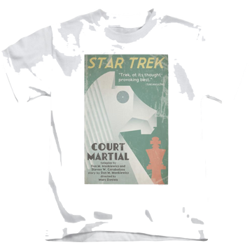 White kid's t-shirt for ages 4 to 7 with Star Trek The Original Series Tos Episode 20 graphic
