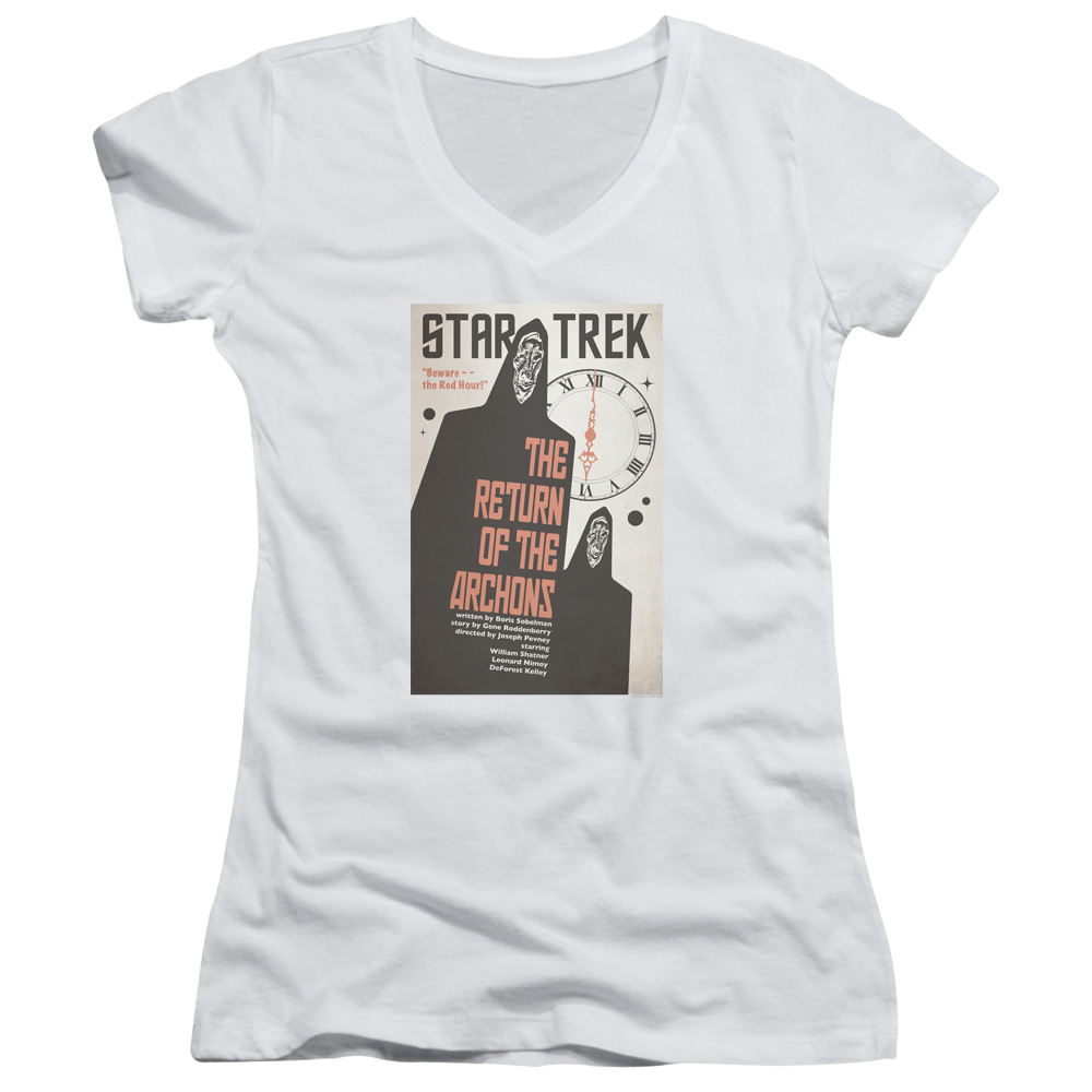 Star Trek The Original Series Tos Episode 21 - Juniors V-Neck T-Shirt Juniors V-Neck T-Shirt Star Trek