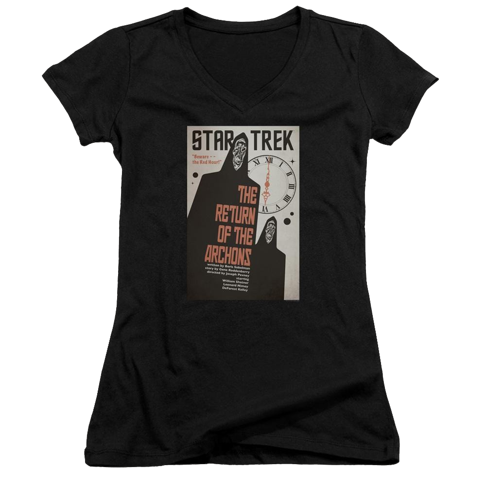 Star Trek Tos Episode 21 Juniors V-Neck T-Shirt Juniors V-Neck T-Shirt Star Trek