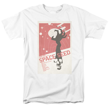 White men's regular fit t-shirt with Star Trek The Original Series Tos Episode 22 graphic