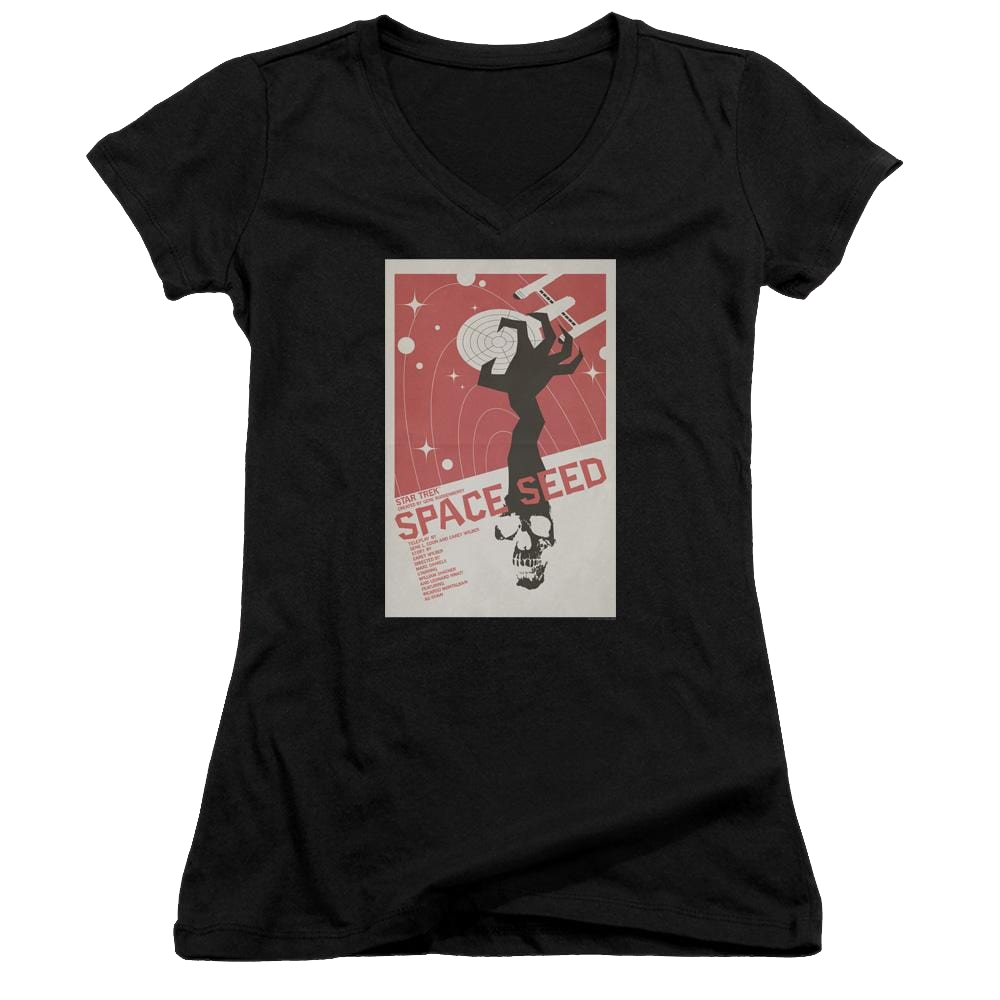 Star Trek Tos Episode 22 Juniors V-Neck T-Shirt Juniors V-Neck T-Shirt Star Trek