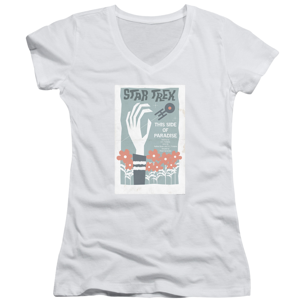Star Trek Tos Episode 24 Juniors V-Neck T-Shirt Juniors V-Neck T-Shirt Star Trek