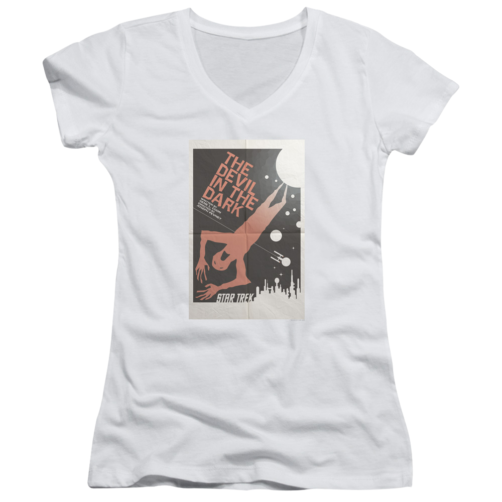 Star Trek The Original Series Tos Episode 25 - Juniors V-Neck T-Shirt Juniors V-Neck T-Shirt Star Trek