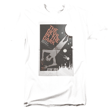 Black men's regular fit t-shirt with Star Trek Tos Episode 25 graphic