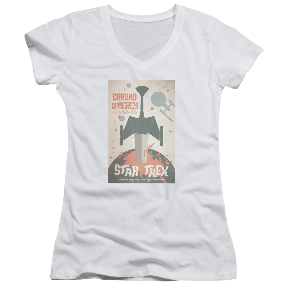 Star Trek The Original Series Tos Episode 26 - Juniors V-Neck T-Shirt Juniors V-Neck T-Shirt Star Trek