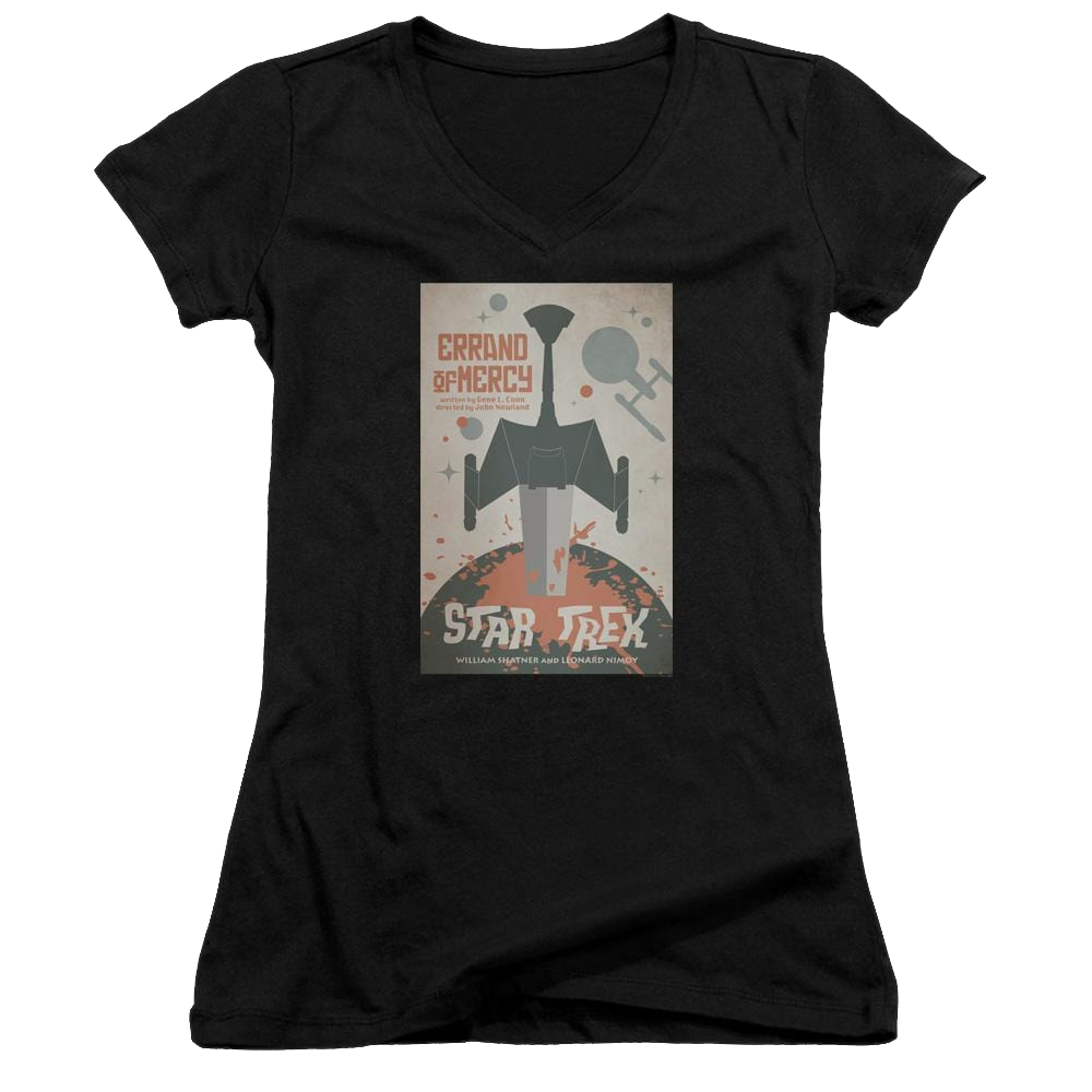 Star Trek Tos Episode 26 Juniors V-Neck T-Shirt Juniors V-Neck T-Shirt Star Trek