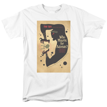 White men's regular fit t-shirt with Star Trek The Original Series Tos Episode 31 graphic