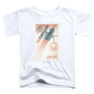 White toddler t-shirt with Star Trek The Original Series Tos Episode 32 graphic