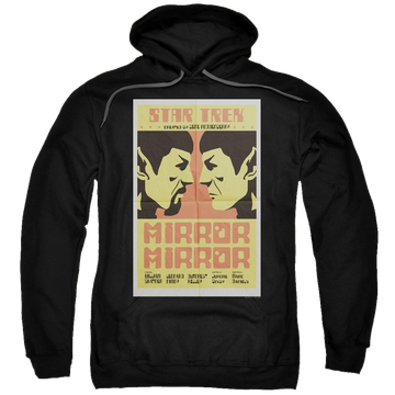 Black pullover hoodie with Star Trek The Original Series Tos Episode 33 graphic
