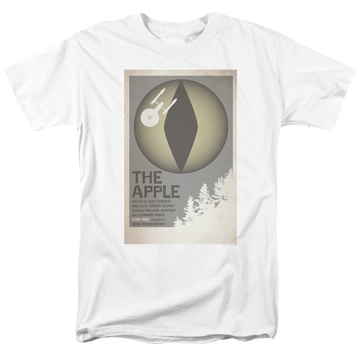 White men's regular fit t-shirt with Star Trek The Original Series Tos Episode 34 graphic
