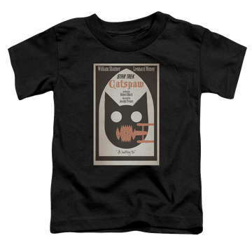 Black toddler t-shirt with Star Trek The Original Series Tos Episode 36 graphic