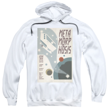 White pullover hoodie with Star Trek The Original Series Tos Episode 38 graphic
