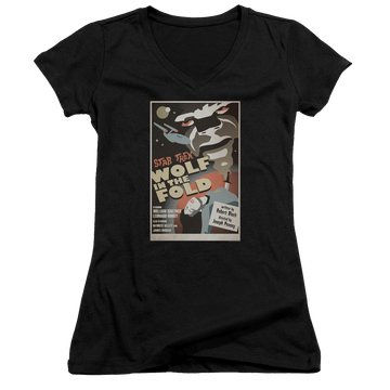 Star Trek The Original Series Tos Episode 43 - Juniors V-Neck T-Shirt Juniors V-Neck T-Shirt Star Trek